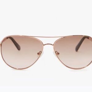 Kate Spade Rose Gold Emmaline Aviator Sunglasses